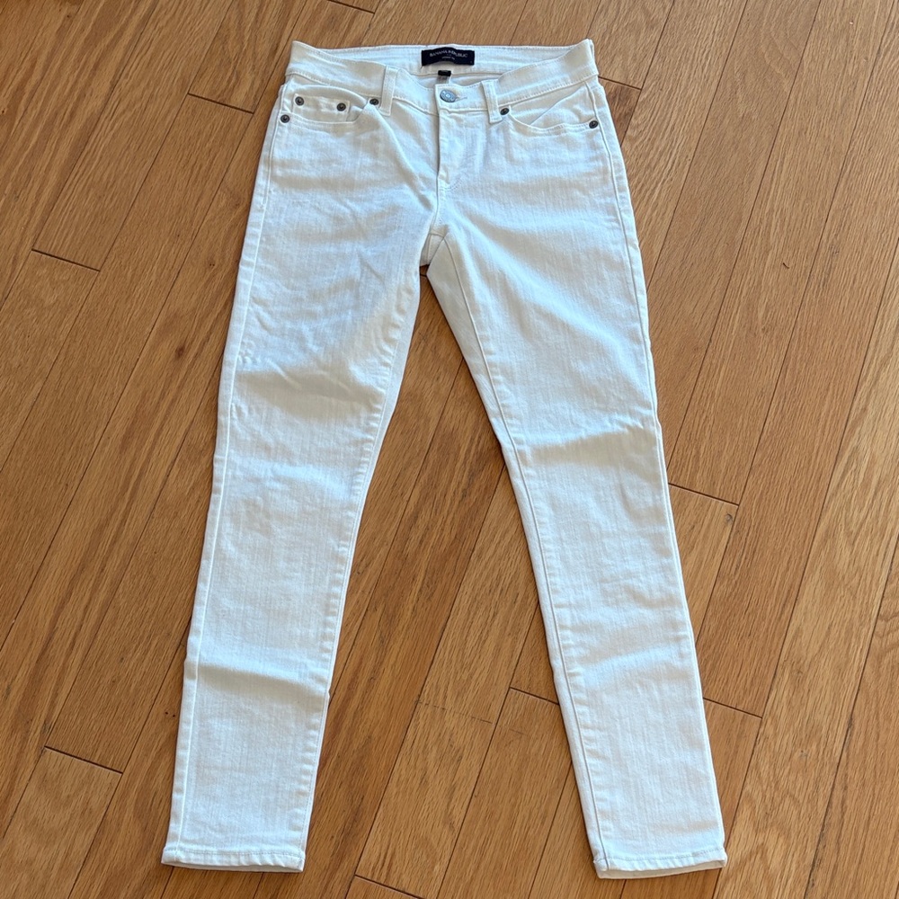 White 00P Banana Republic Factory Jeans